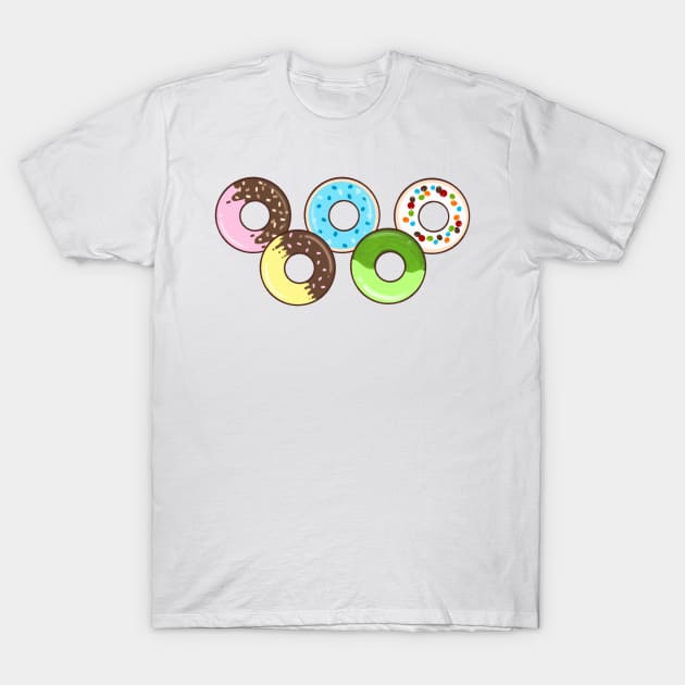Donut olympic rings T-Shirt by Applemint